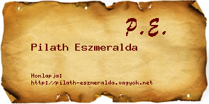 Pilath Eszmeralda névjegykártya